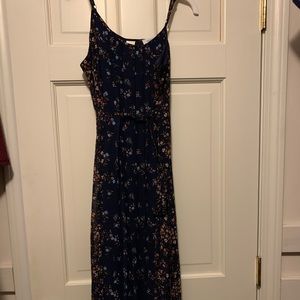 Motherhood maternity floral layered maxi dress s